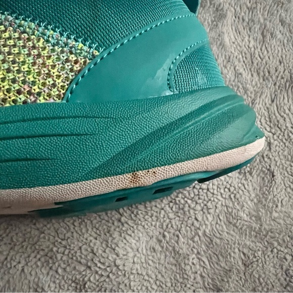 Vionic Adley Active Stretch Knit Lace-Up Comfort Sneaker Shoe Green Blue Sz 7 - Picture 13 of 17